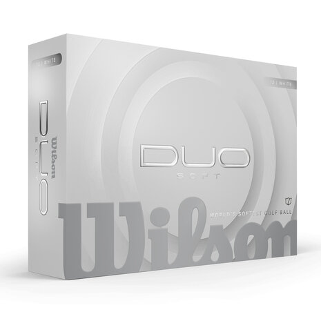 Wilson Duosoft golfballen met logo