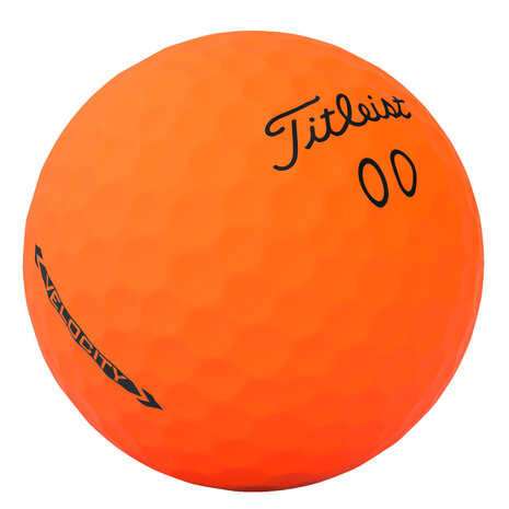 Titleist Velocitiy oranje golfballen met logo
