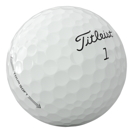 Titleist Tour soft golfballen met logo bedrukken