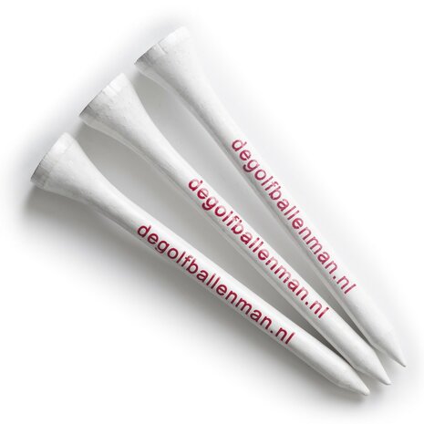 100 white tees 7 cm