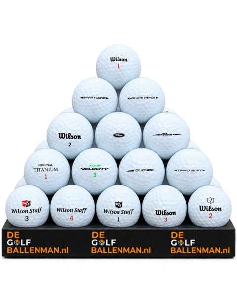 Wilson golfballen mix lakeballs