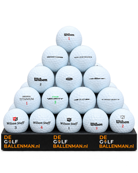 Wilson golfballen mix lakeballs