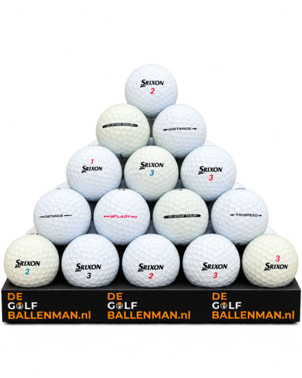 Srixon golfballen mix lakeballs