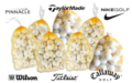 150 Lakeballs from: Titleist - Nike - Callaway - Wilson - Taylormade - Pinnacle