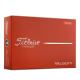 Oranje Titleist Velocity golfballen bedrukken