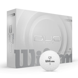 Wilson Duo soft golf balls printed with logo Wilson Duo soft golf balls printed with logo