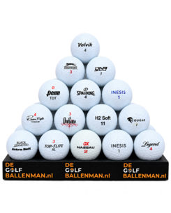 50 Lakeballs - Golfballs mix plus 25 tees