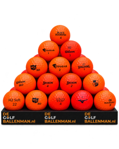 100 Orange Golf Balls